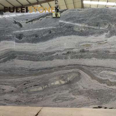 Luxury River Blue Granite Slab for Project