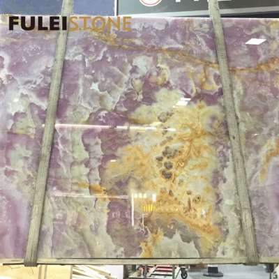 Natural Purple Onyx Marble Slab Price Per Square Meter