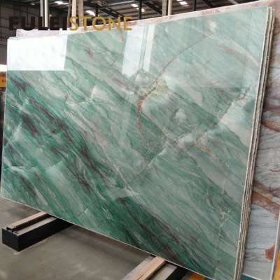 Brazilian quartzite Gaya green marble for luxury house decoration