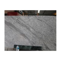 New Quarry Carrara Grey White Marble Slabs For Countertop Vanity Top