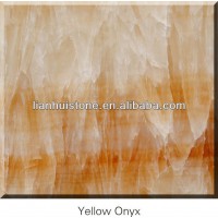 Chinese Yellow Onyx yellow marble tile